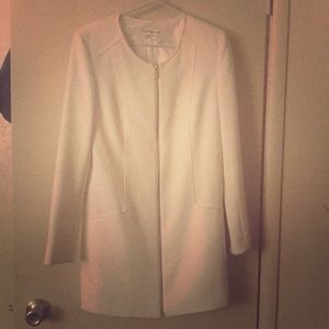 Calvin Klein off white coat